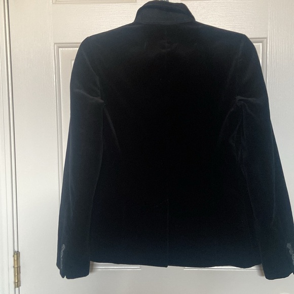 J. CREW velvet black blazer - Picture 8 of 9
